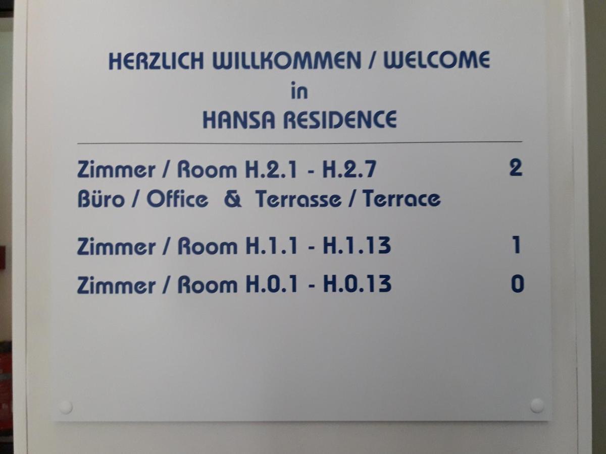 Gaestehaus Hansa Residence Hamburg-Harburg Buitenkant foto